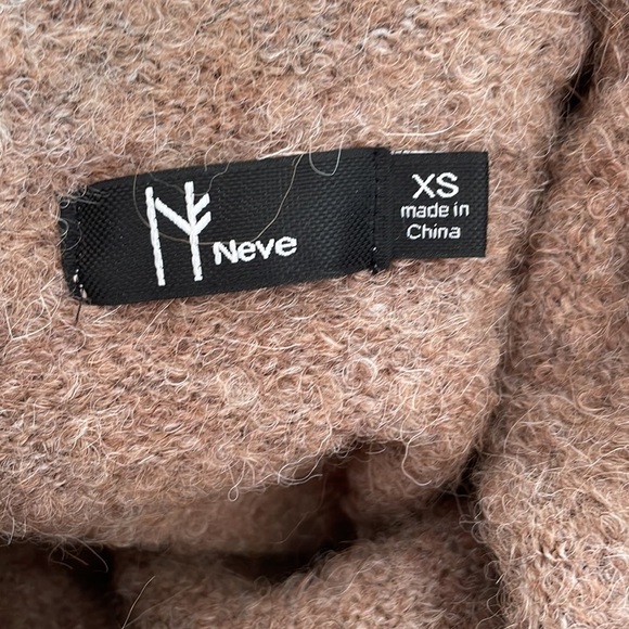 Neve Alpaca Wool sweater Nordic turtleneck colorful neutral apres ski winter - Picture 9 of 12
